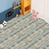 40 Pcs Vintage Wood Grain Floor Stickers, Easy Peel & Stick,Self-Adhesive,Scratch & Wear 99117025