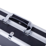 135*35*12cm Aluminum New Framed Locking Gun Pistol HandGun Lock Box Hard Storage Carry Case Black 55542450