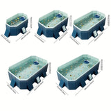 1.6m PVC folding pool bathes and cools in summer, suitable for outdoor patio beach W2710P305042