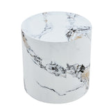 The cylindrical table with its patterned design can be easily integrated into a variety of interior W1512P362942