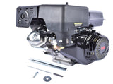 4 Stroke 15HP 420cc Gas Black, Horizontal Shaft OHV Gas Motor, Recoil Start Go Kart Motor 19782606