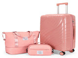 Luggage Sets 3 Piece, PP Luggage Set, Suitcases with Wheels, Hardside Hard Shell Travel Luggage with 91491317