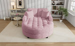 ZUN 55" Modern Chaise Lounge Sofa Bed Upholstered Sofa Couch with Tufted Seat and Detachable Pillows for N719P256002P