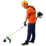 9 in 1 Multi-Functional Trimming Tool, 38CC 4 stroke Garden Tool System with Gas Pole Saw, Hedge W46564151