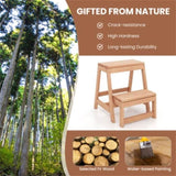 2-Tier Foldable Step Stool - 550 lbs Total Capacity, Multipurpose 74991650