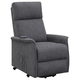 Charcoal Power Lift Recliner with Massage Function B062P153841