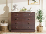 Modern Simple 5-Drawer Dresser Brown 58476495
