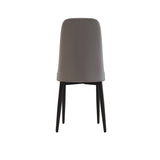 A set of 2 dining chair, modern style chair made of high-quality PU Leather fabric with thick soft 97071953