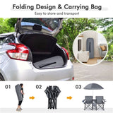 ZUN Outdoor camping chair with umbrella 08116855