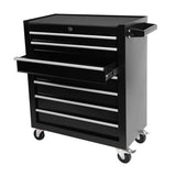 ZUN 7 Drawers Rolling Tool Chest with Wheels, Portable Rolling Tool Box on Wheels, Tool Chest Organizer W1239137226