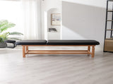 HENGMIGN Stationary Massage Table Treatment Clincal Beauty Bed /PU Spa Bed,Black W21236007