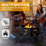 ZUN 35-inch outdoor fire pit 41211151