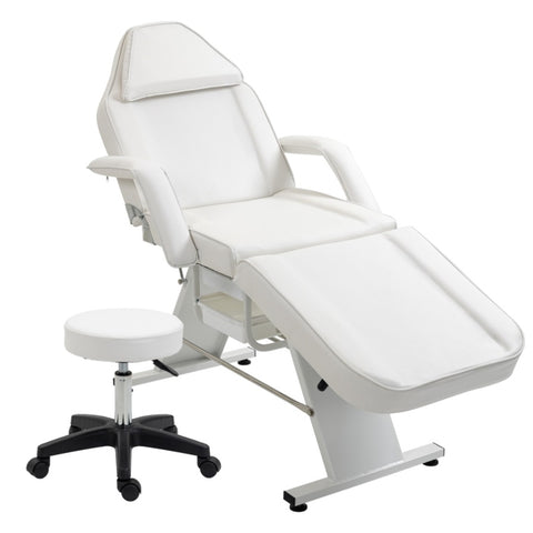 ZUN Massage Salon Tattoo Chair with Two Trays Esthetician Bed with Hydraulic Stool,Multi-Purpose W1422132171