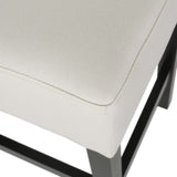 Set of 2, 26.75" Backless Leather Counter Height Barstool, Beige 74492.00FBGE