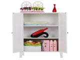Double Doors Bathroom Cabinet White 37641969