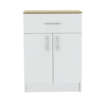 ZUN Oxford Pantry Cabinet, One Drawer, One Double Door Cabinet With Two Shelves B128P148780