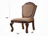 Chateau Fabric & Cherry Finish De Ville Side Chair B2726P282913