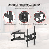 ZUN 32-60 Inch Single Pendulum Large Base TV Stand Tmdd-102 Bearing 35Kg/Vese400*400/Upper And Lower-10~ 24279311