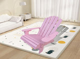 Outdoor or indoor Wood children Adirondack chair,pink 81392363