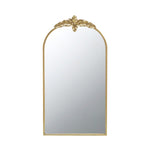 ZUN 24" x 42" Arched Wall Mirror with Gold Metal Frame, Wall Mirror for Living Room Bedroom Hallway W2078135195