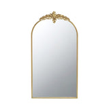 ZUN 24" x 42" Arched Wall Mirror with Gold Metal Frame, Wall Mirror for Living Room Bedroom Hallway W2078135195