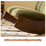 Comfortable Glider Rocking Chair, High-Quality Upholstery Glider Chair, Solid Wood Frame, Perfect W2105P145993