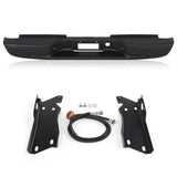 Pickup Rear Bumper 16 Chevrolet Silverado 2500 HD 1999-2007-Black/Steel 70708514