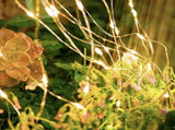 8-piece set of white solar fairy light string, 330 LED outdoor solar Christmas lights, 8 modes of 38108908