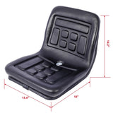 Universal Tractor Seat with a Drain Hole Replacement Seat Thickly-Padded Seat Durable and W46577686