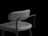 360 &deg Rotating Bar Chair Bar Stool bar stools set of 2 piece set with leather cushions and iron W1727P251186