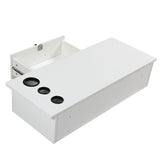 Classic Wall-Mounted Styling Station with Drawer and Tool Holes, Vanity Table, Dressing Table, W2181P156704