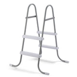 2 Steps 33in Pool Ladder Iron Grey Frame White Steps 08470483
