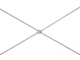 Over-the-Toilet 3-Shelf Steel Storage Unit with Liners, Satin Nickel 01678212