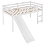 ZUN Loft Bed with Slide, Multifunctional Design, Twin 49816073