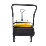 ZUN folding wagon Collapsible Outdoor Utility Wagon, Heavy Duty Folding Garden Portable Hand Cart, Drink W22747804