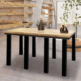 ZUN Coffee Table Legs 30 Inch, Heavy Duty Desk Legs with Anti-Slip Feet Pads, U Shape Modern Bench Legs, 99021410