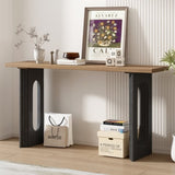 U_STYLE Uniquely Designed Console Table made of Fraxinus Mandschuric Solid Wood Veneer,with N711P205931N