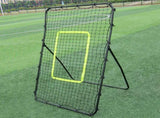 Professional Galvanized Steel Pipe Rebound Soccer/Baseball Goal Black 09423191
