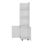 ZUN Nampa Storage Cabinet, Single Door, Broom Hangers ,White B128P148760