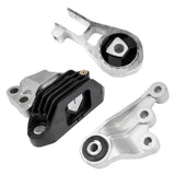 ZUN New 3PCS Engine Motor Mounts for 2015-2018 Jeep Renegade 1.4L L4 Transmission 27439283