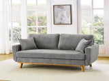 Asher Mid-Century Corduroy Sofa B343P348953