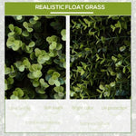 ZUN Artificial Grass Wall Panel Backdrop, 12 20" x 20" Boxwood UV Protection Privacy Coverage Panels for W2225142620