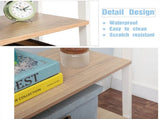 Industrial 4-Tier Bookshelf, Freestanding Rustic Display Bookcase Storage Rack Shelf Plant Stand for 47184923