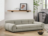 Soft and comfortable pet sofa with backrest and armrests, suitable modern rectangular pet sofas W487P266088