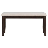 6-Piece Table and Chair Set with Special-shaped Legs and Foam-covered Seat Backs&Cushions for 69082901