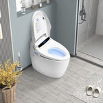 ZUN Smart Toilets with Heated Bidet Seat.Portable toilet with bidet built.Intelligent Toilet Auto W3133P256590