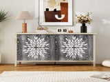 Sideboard Buffet Cabinet, Storage Cabinet with Storage,Modern Storage Cabinet with 4 Doors & W688P232758