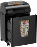 Paper Shredder, 18-Sheet Cross Cut Level P-4, Shred Paper/Credit Card/CD, with Large Pull Out 18301948