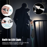 Folding Seat Cane 5-Level Height Adjust, LED Light, Anti-Slip Pads, Aluminum Alloy, Bonus 41483746