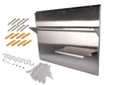 Range with Shelf 29.5 x 29.5 Inch Range Hood Wall Shield for Range Hood Stainless 30553584